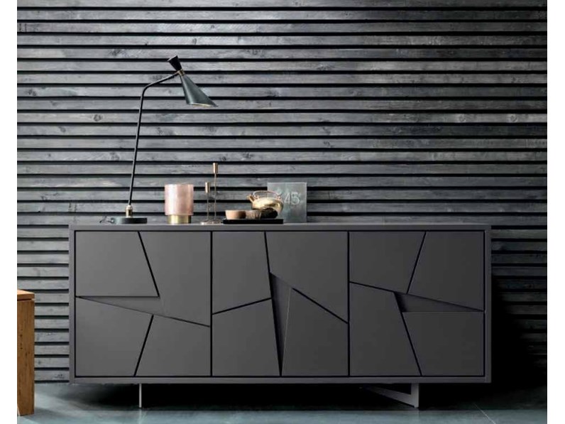 Madia moderna bianca legno offerta PREZZI OUTLET