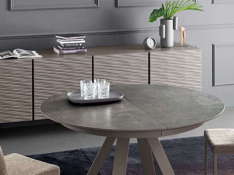Madia in laccato opaco stile design Opera Calligaris