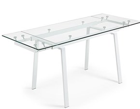 Prezzi tavoli con il piano in vetro for Tavolo allungabile vetro trasparente