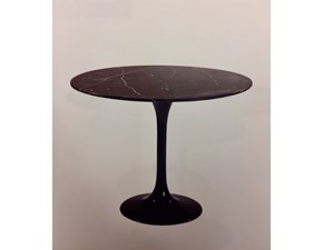 Tavolo in pietra rotondo Tulip rotondo e/54/t marmo nero marquinia Esprit nouveau a prezzo scontato