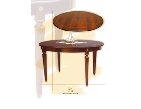 Tavolo ovale a quattro gambe Ovale epoca art.47  Artigiani veneti scontato