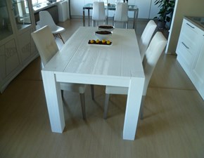 Tavolo rettangolare in legno Country Artigianale in Offerta Outlet