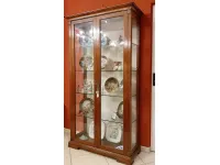 Mobile d'antiquariato modello Vetrina cristalliera in ciliegio a PREZZO SCONTATO