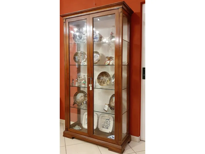 Cristalliera di antiquariato in legno a prezzo Outlet