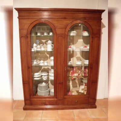 Mobile d'antiquariato Vetrina 2 archi IN OFFERTA OUTLET