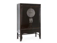 Mobile d'antiquariato Armadio c-ripiani jinan nero IN OFFERTA OUTLET