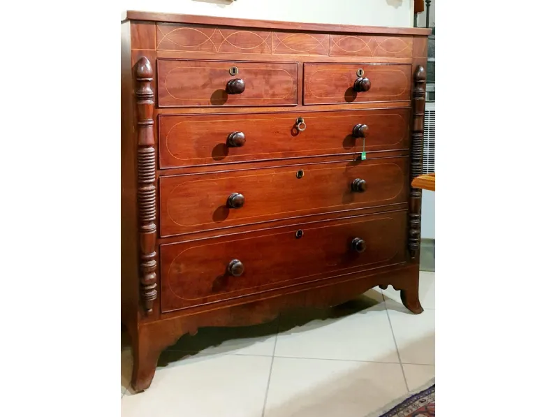 Mobile di Antiquariato Artigianale Cassettone inglese A PREZZO RIBASSATO