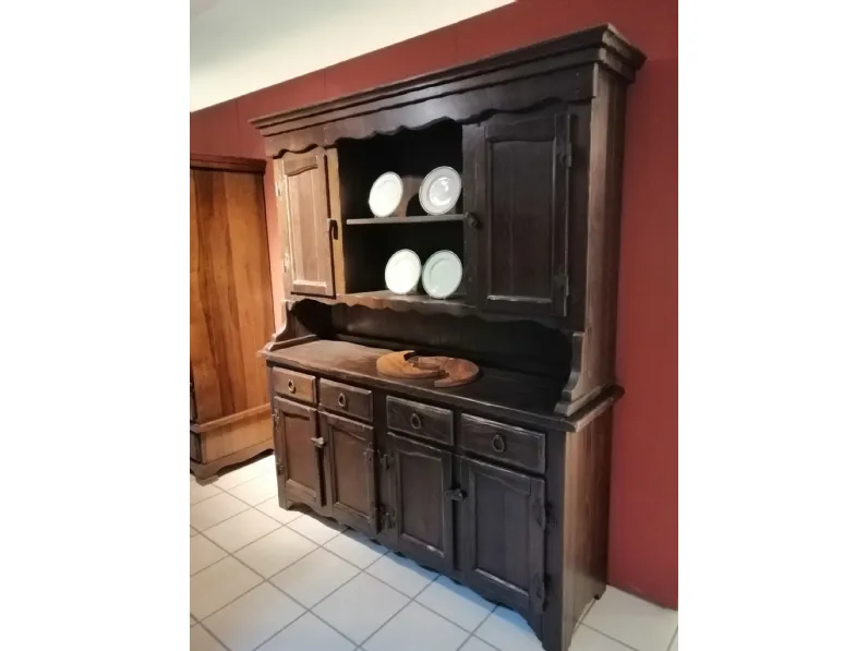 Mobile di antiquariato modello Credenza con alzata a prezzi outlet