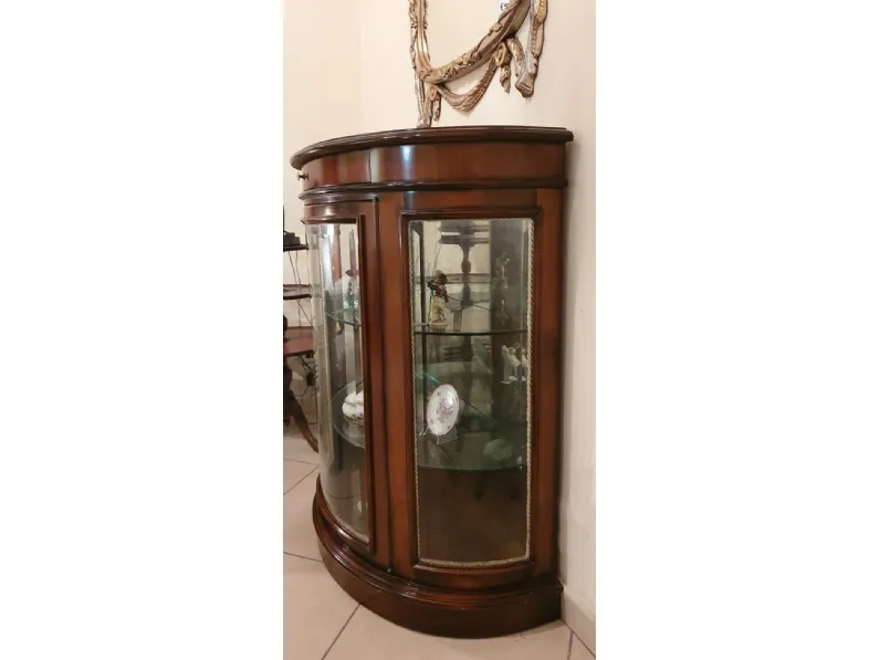 Cristalliera d'epoca in legno a prezzo scontato