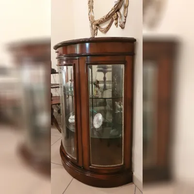 Cristalliera d'epoca in legno a prezzo scontato