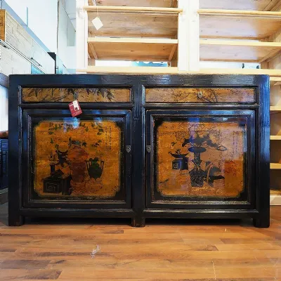 Mobile di antiquariato Madia antica cina in olmo fine 800 IN OFFERTA OUTLET