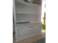 Mobile di antiquariato Libreria lacc, argento binco IN OFFERTA OUTLET