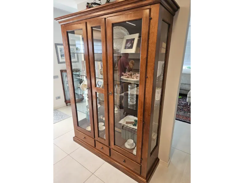 Cristalliera d'antiquariato in legno a prezzo Outlet