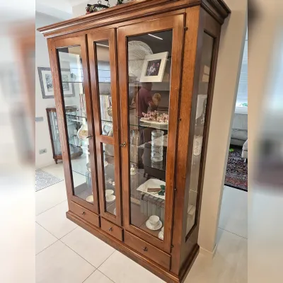 Cristalliera d'antiquariato in legno a prezzo Outlet