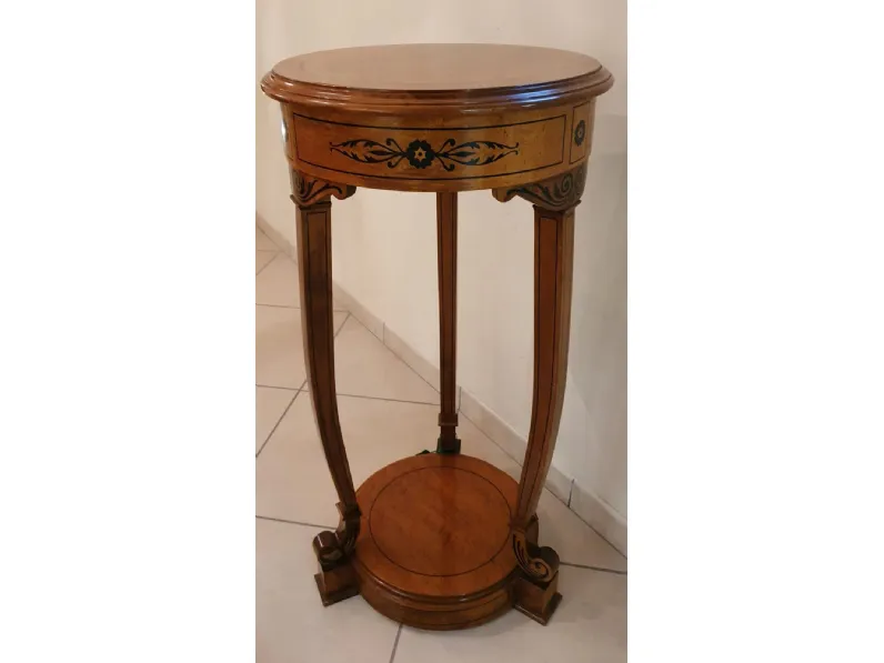 Mobile di Antiquariato in stile neoclassico Colonna in radica a prezzo scontato