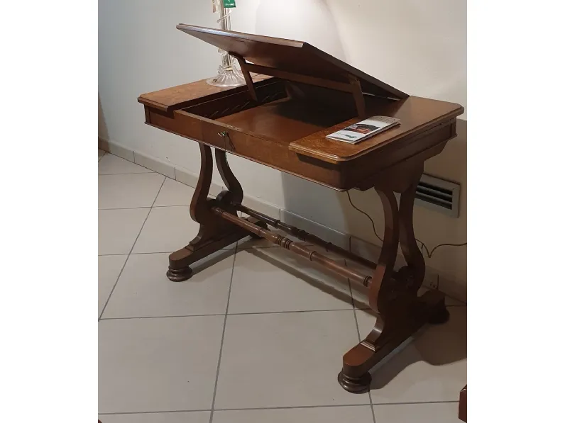 Mobile di antiquariato modello Scrittoio leggio in radica a PREZZO SCONTATO