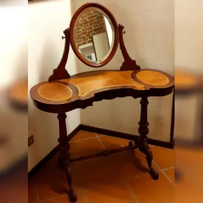 Mobile di Antiquariato in stile neoclassico Radica di noce con specchio a prezzo Outlet