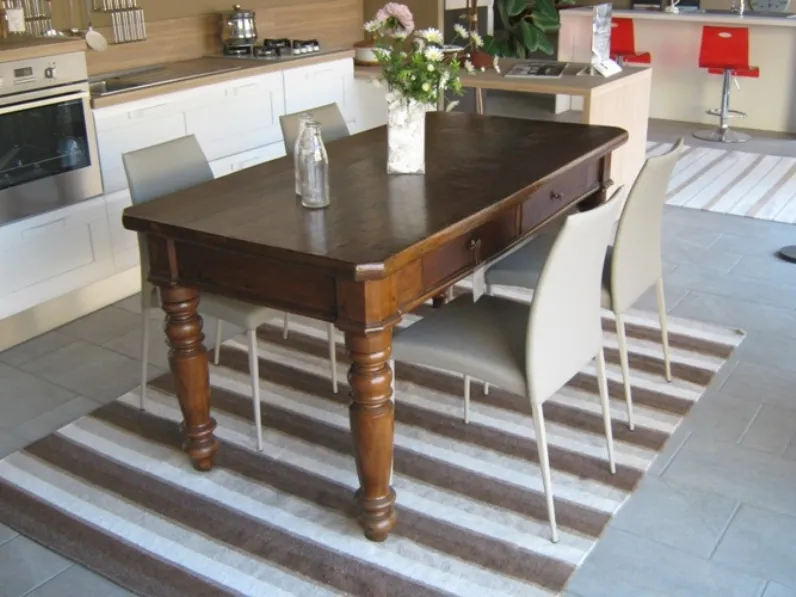 Tavolo di antiquariato in legno in Offerta Outlet