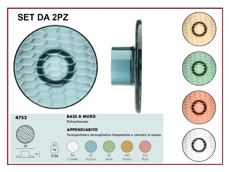 Appendiabiti moderno modello  jellies coat hanger di Kartell in offerta al 21%