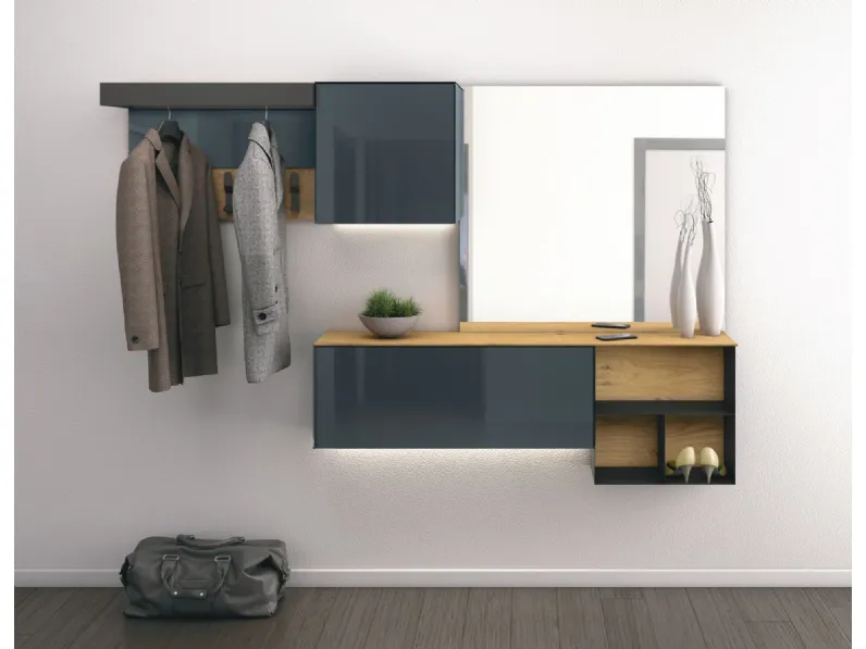 Appendiabiti Modena entree Munari in melaminico a prezzo Outlet