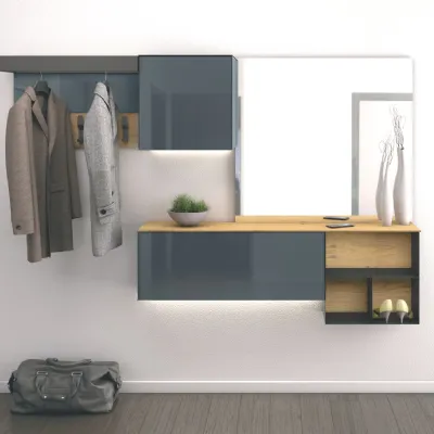 Appendiabiti Modena entree Munari in melaminico a prezzo Outlet