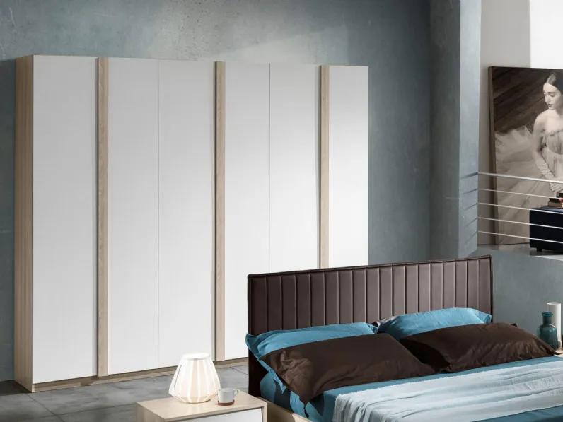 Armadio con ante battenti a prezzo scontato modello Abaco  122 night collection  di Collezione esclusiva 