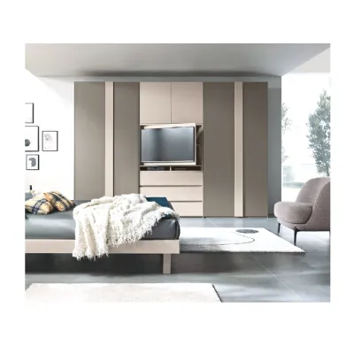 Armadio in laminato opaco Abaco a marchio Gierre mobili scontato -47%
