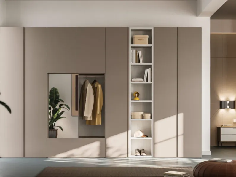 Armadio Amadio night 26 realizzato in laccato opaco di Orme scontato -40%