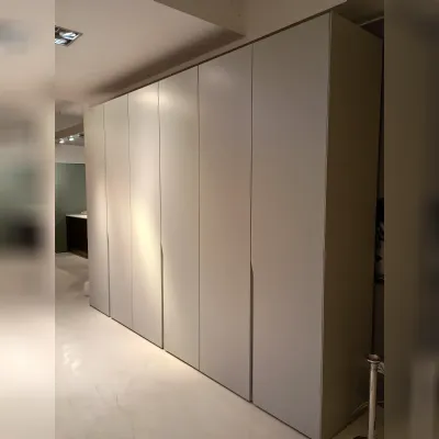 Armadio ante battenti in laccato opaco Manhattan di Pianca