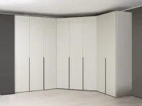 Armadio ante battenti in laccato opaco Mind player outlet di Diotti.com