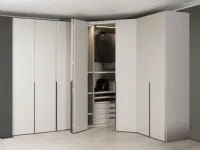 Armadio ante battenti in laccato opaco Mind player outlet di Diotti.com