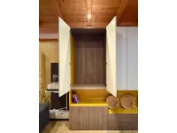 ARMADIO Armadio con vano di Artigianale in OFFERTA OUTLET