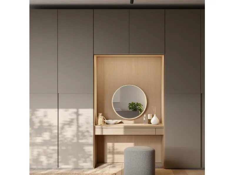 Armadio night 33 realizzato in laminato opaco di Orme scontato -40%