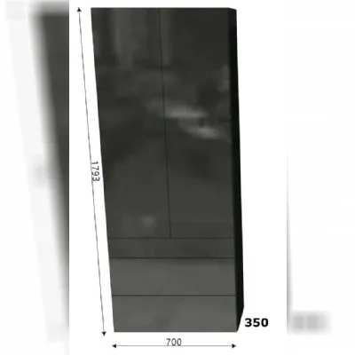 Armadio ante battenti in laminato opaco Yumi Arlexitalia scontato