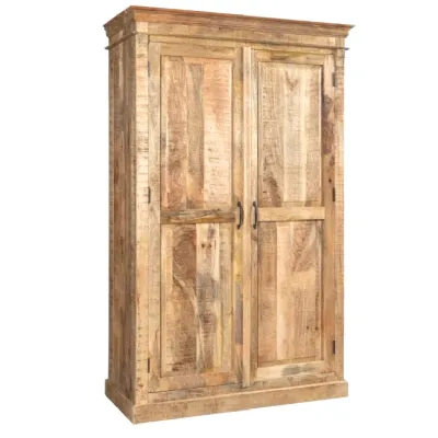 Armadio di Outlet etnico modello Armadio etnico tuscany in legno con sconto -36%