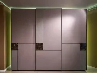 Armadio in laccato opaco Butterfly yves a marchio Benedetti scontato -60%