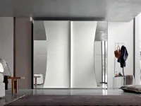 Armadio ante scorrevoli in laminato materico Harp Maronese scontato 47%