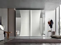 Armadio ante scorrevoli in laminato materico Harp Maronese scontato 47%