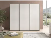 Armadio ante scorrevoli in laminato opaco Armadio a 3 ante scorrevoli laccato bianco opaco in promo-sconto del 50% S75 scontato