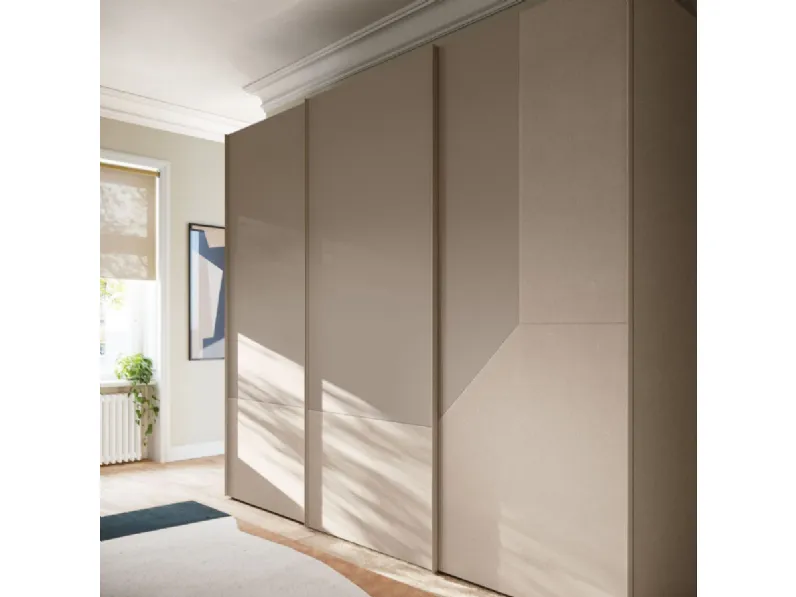 Armadio ante scorrevoli in laminato opaco Armadio night 44 di Orme