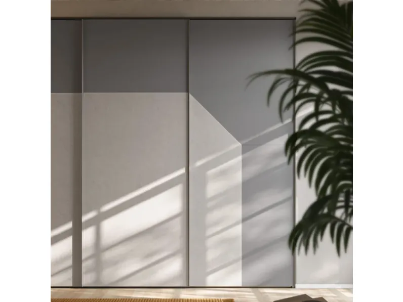 Armadio ante scorrevoli in laminato opaco Armadio night 45 di Orme