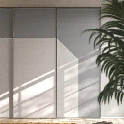 Armadio ante scorrevoli in laminato opaco Armadio night 45 di Orme