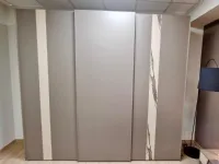 Armadio ante scorrevoli in laminato opaco Terna di Orme