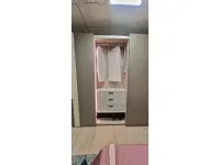 Armadio ante scorrevoli in laminato opaco Terna di Orme