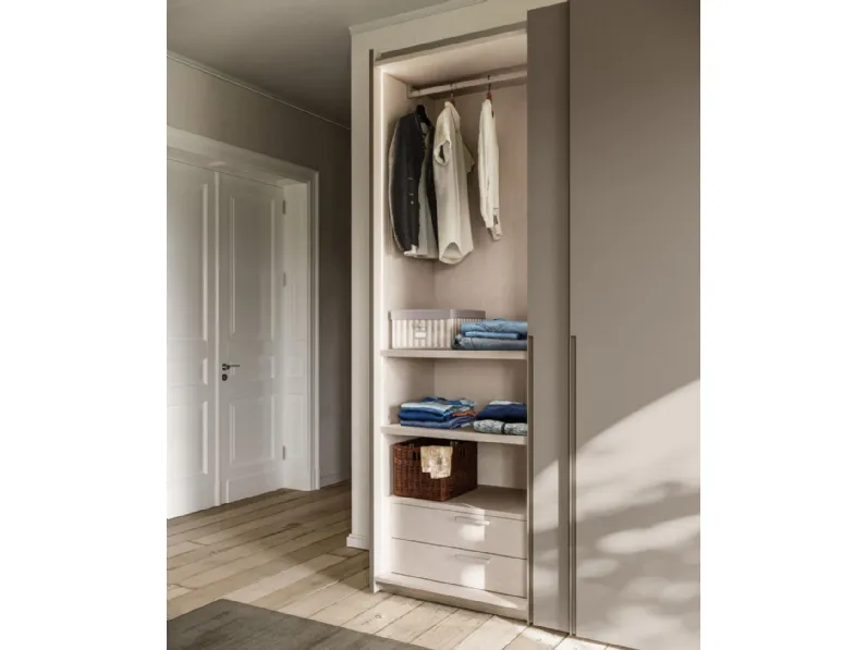 Armadio Ar 48 realizzato in laminato opaco di Orme scontato -40%