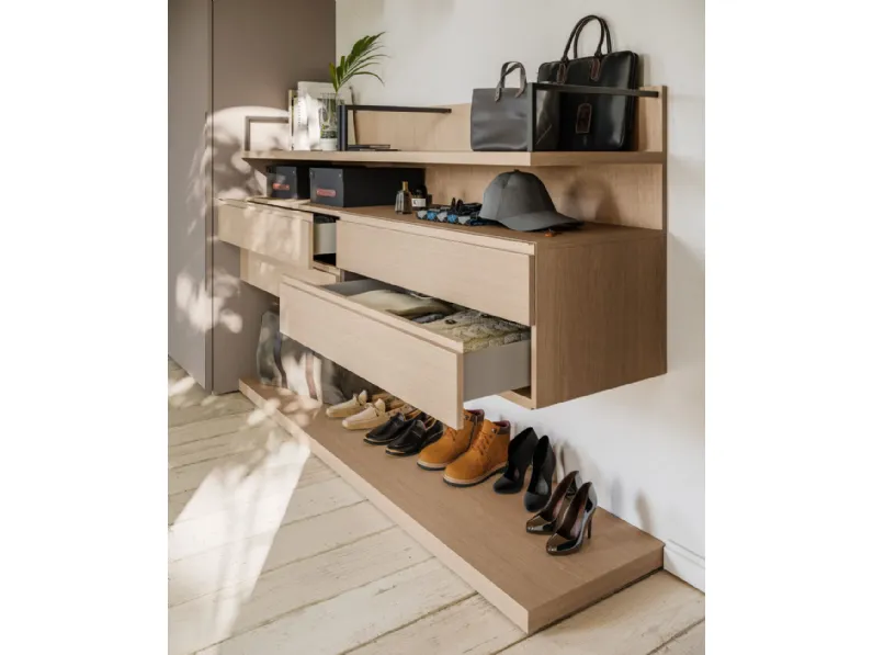 Armadio Ar 48 realizzato in laminato opaco di Orme scontato -40%
