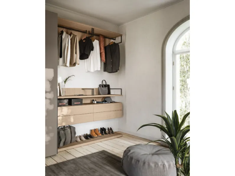 Armadio Ar 48 realizzato in laminato opaco di Orme scontato -40%