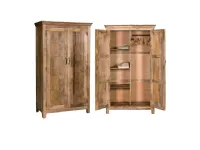 Armadio Armadio 2 ante newport   Outlet etnico con ante battenti SCONTATO a PREZZI OUTLET