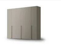 Armadio moderno Armadio 6a battente anta plana di Munari a PREZZO OUTLET -30%