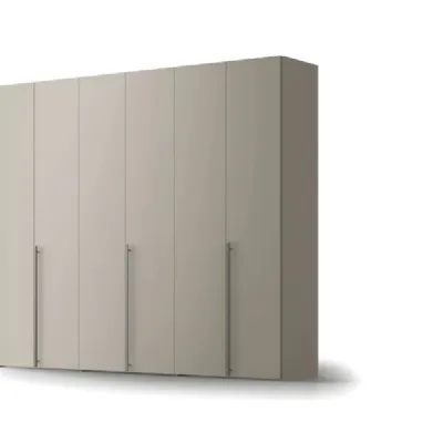 Armadio moderno Armadio 6a battente anta plana di Munari a PREZZO OUTLET -30%
